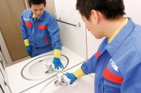 全体を乾拭きして作業完了 全体を乾拭きして作業完了